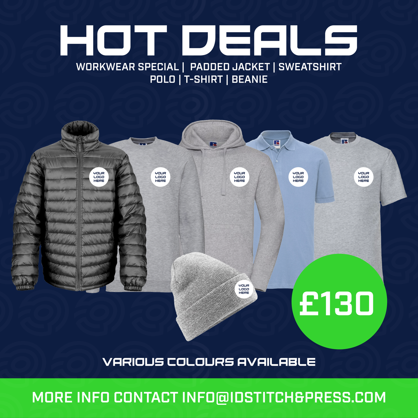 WORKWEAR SPECIAL | PADDED JACKET | SWEATSHIRT | POLO | T-SHIRT | BEANIE