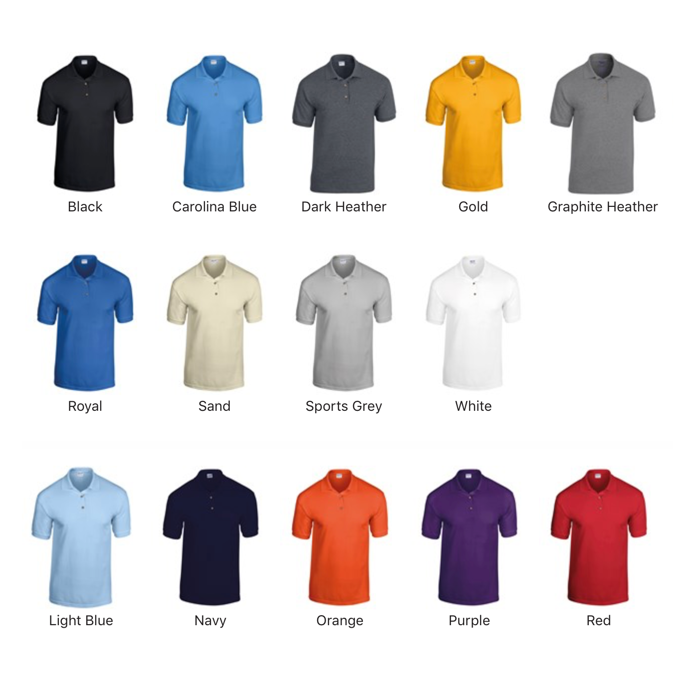 GILDEN | DRY BLEND POLO | LB EMBROIDERY