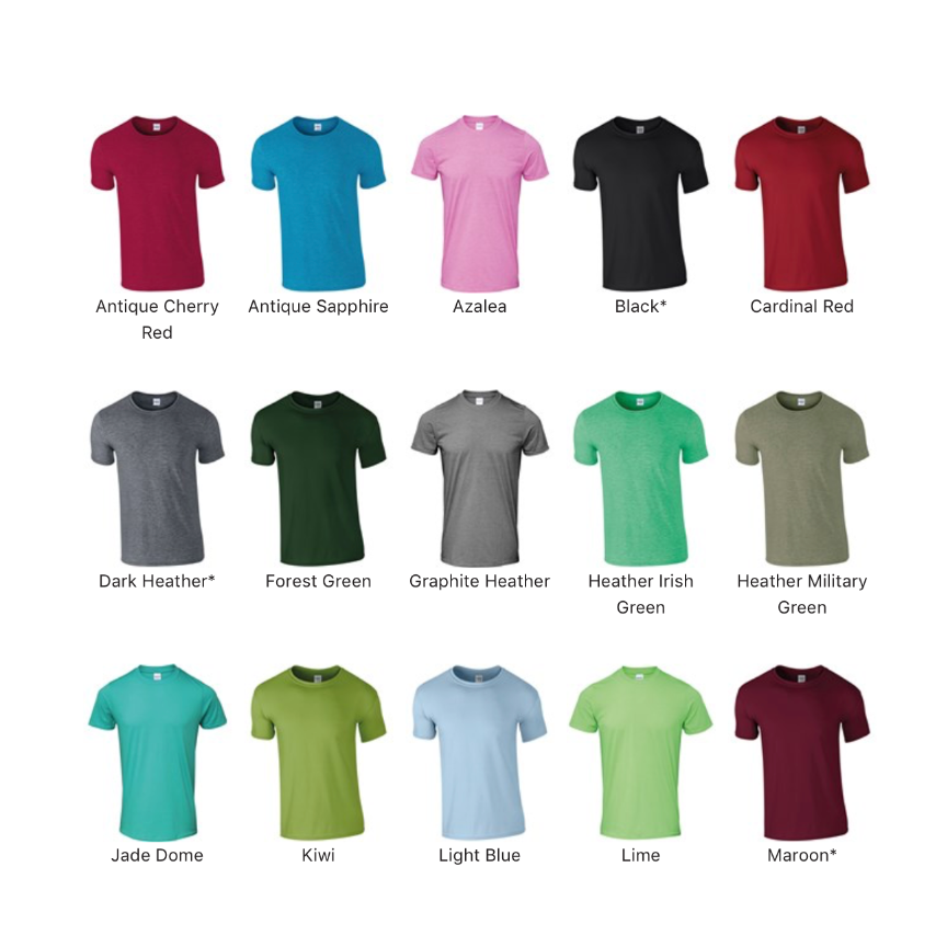 GILDAN | SOFTSTYLE™ ADULT RINGSPUN T-SHIRT | LB EMBROIDERY