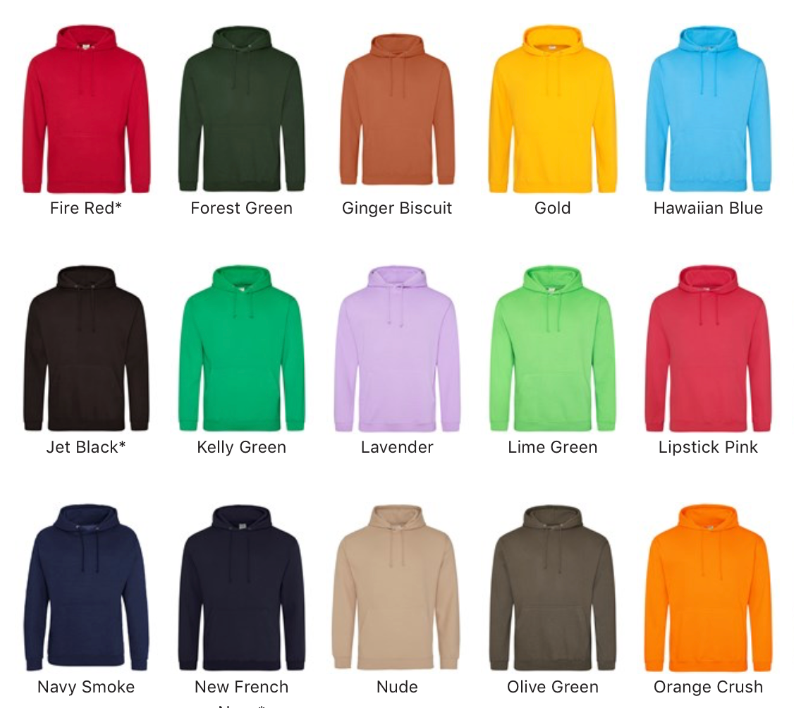 AWDIS | COLLEGE HOODIE | LB EMBROIDERY