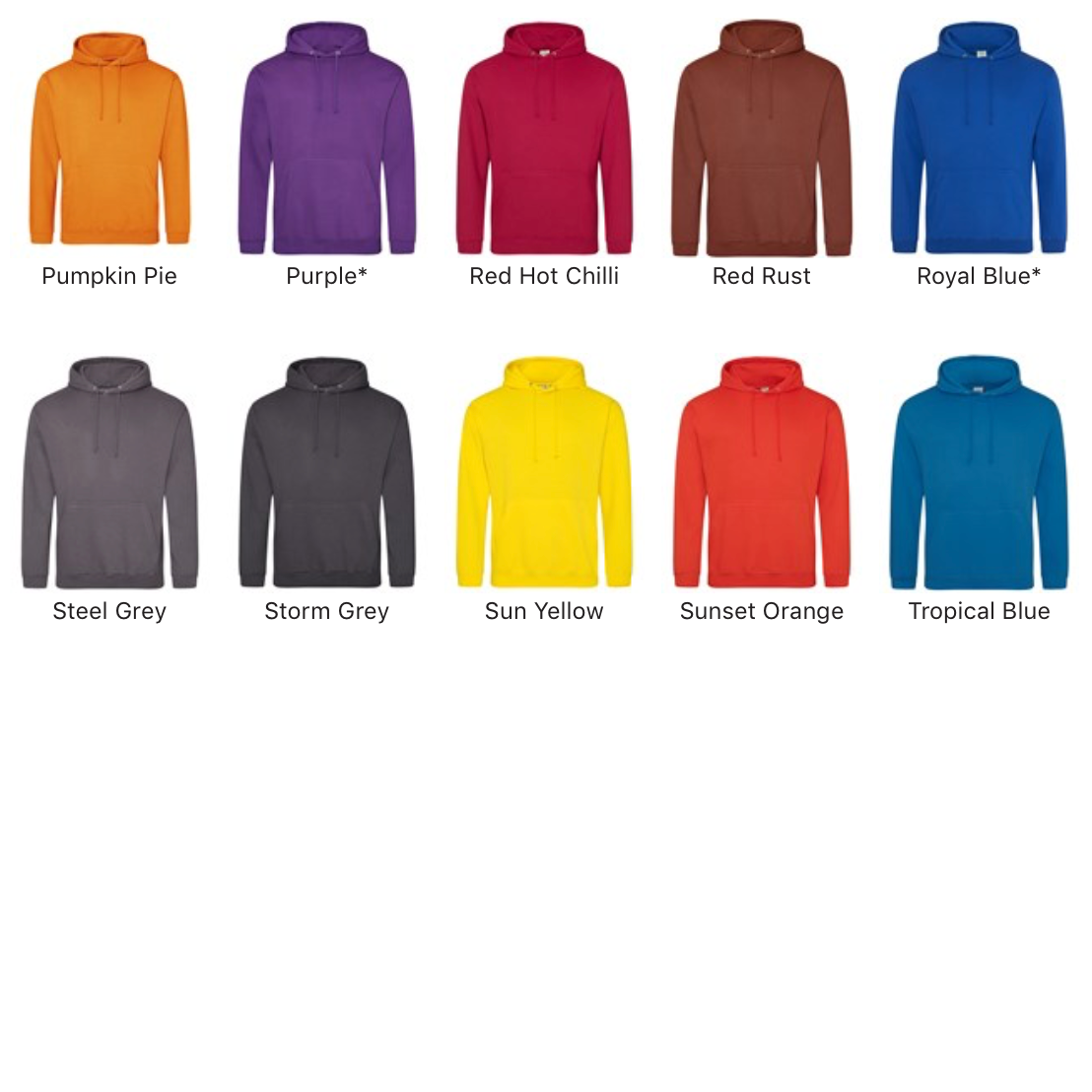 AWDIS | COLLEGE HOODIE | LB EMBROIDERY