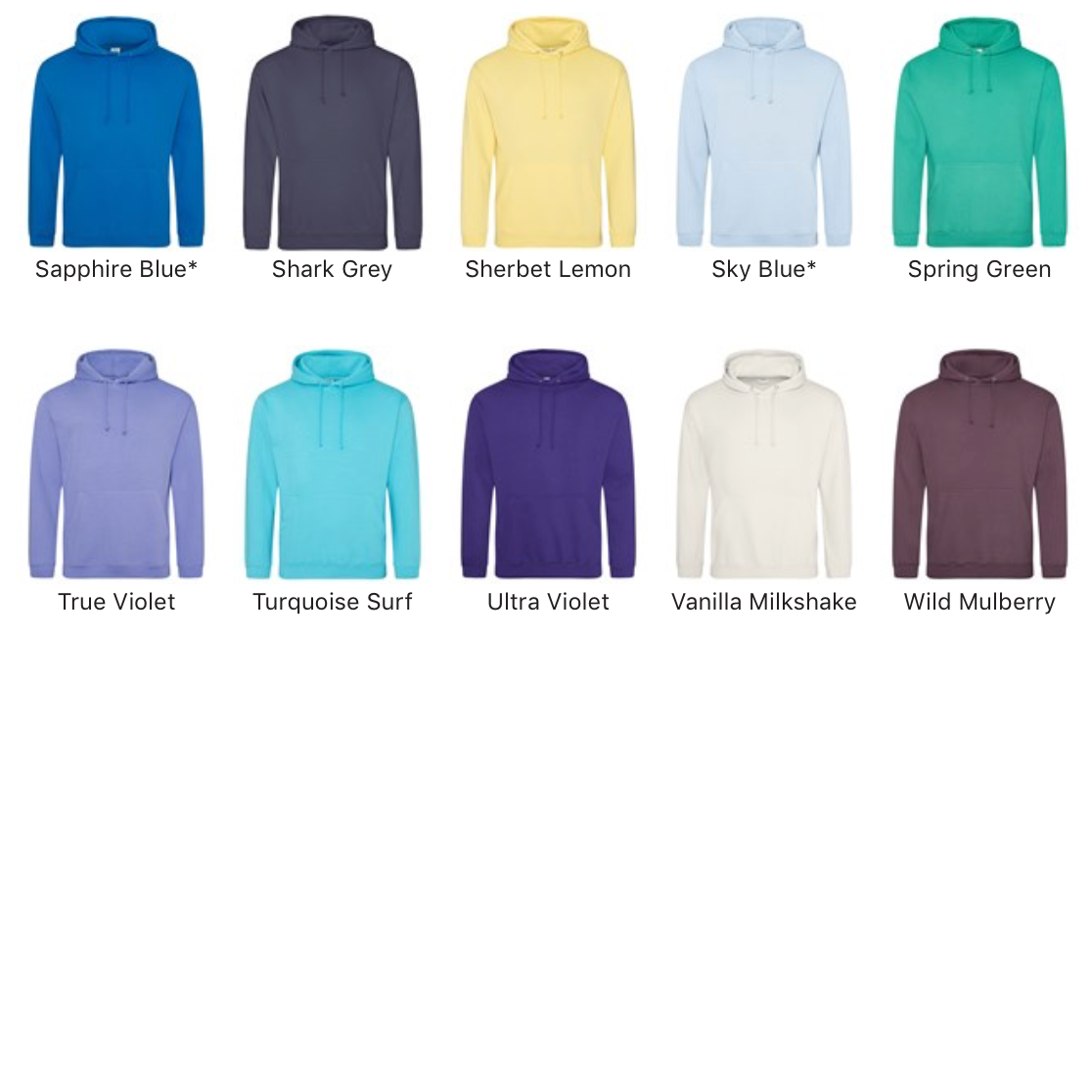 AWDIS | COLLEGE HOODIE | LB EMBROIDERY