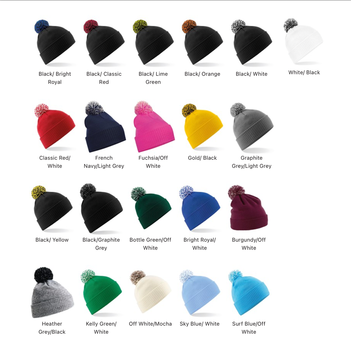 BEECHFIELD | SNOWSTAR® BEANIE | FRONT EMBROIDERY LOGO