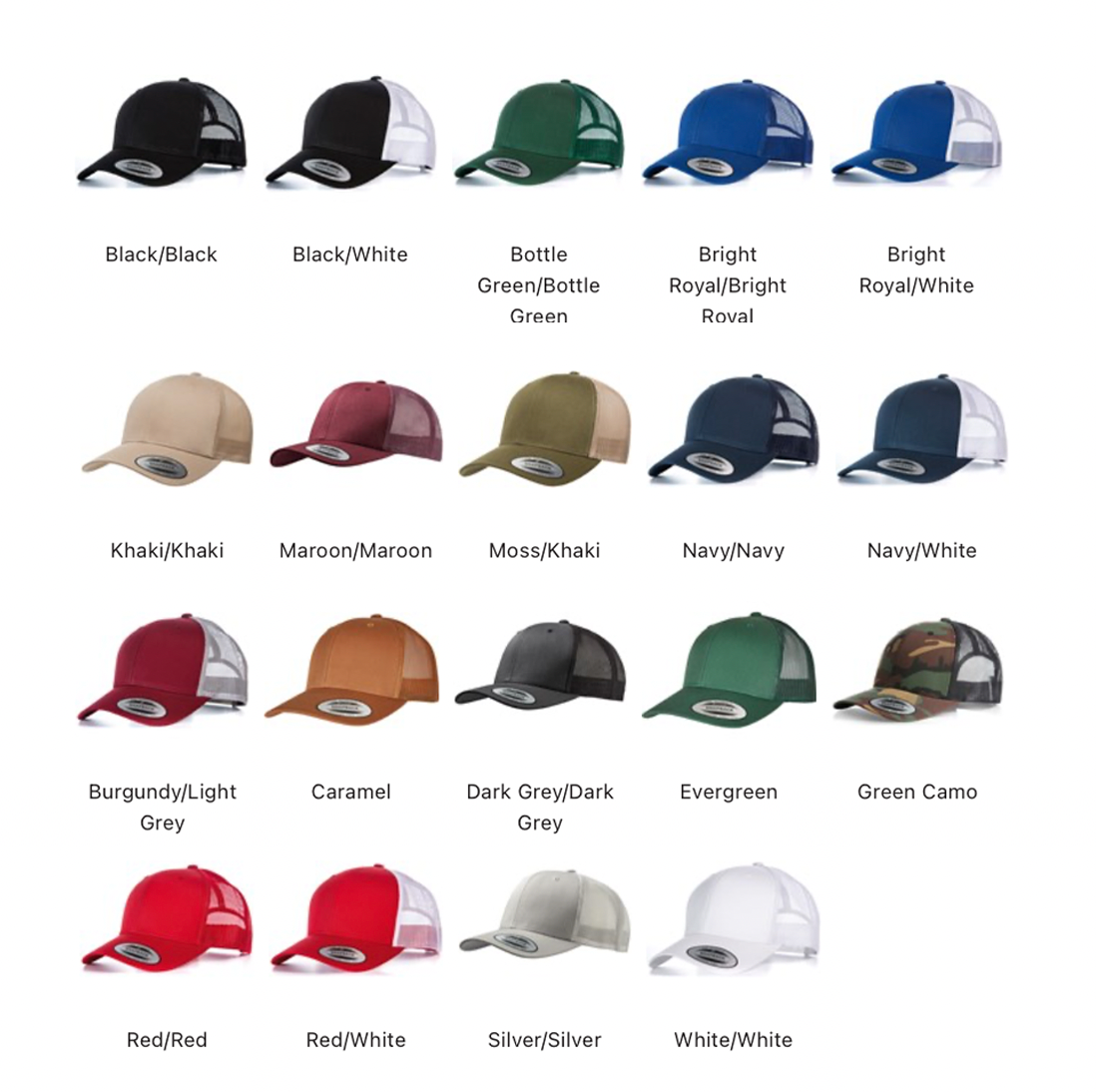 FLEXFIT | RETRO TRUCKER CAP | PLUS EMBROIDERY