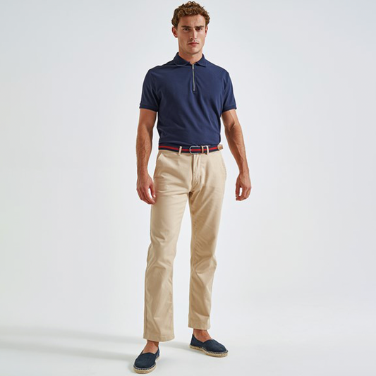 ASQUITH & FOX | MEN'S CHINOS | PLUS EMBROIDERY